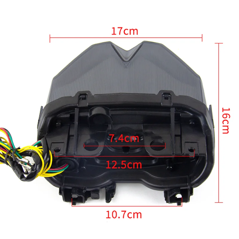 Para Yamaha MT09 2021-2023 señal de giro de freno de motocicleta luces traseras integradas LED MT-09 SP FZ09 lámpara indicadora direccional trasera - imagen 4