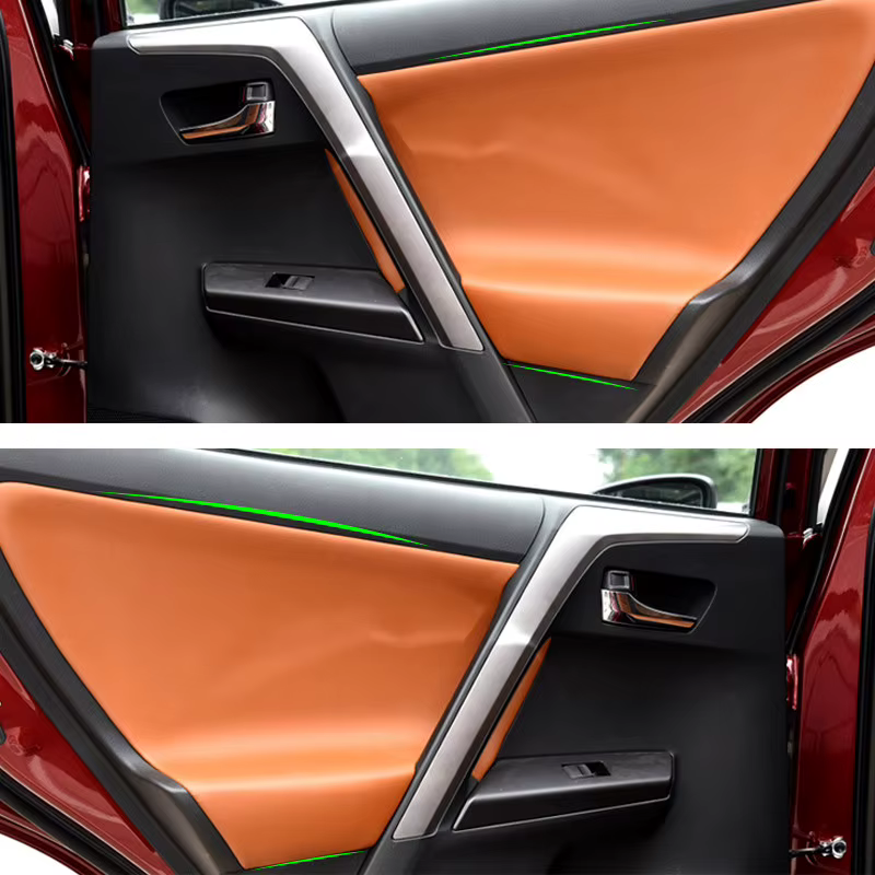 Embellecedor de reposabrazos de puerta Toyota RAV4 en microfibra