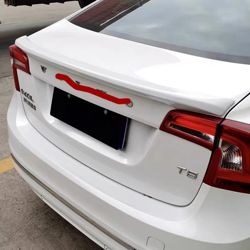 Alerón trasero de carbono negro para Volvo S60 2011-2019 - imagen 3