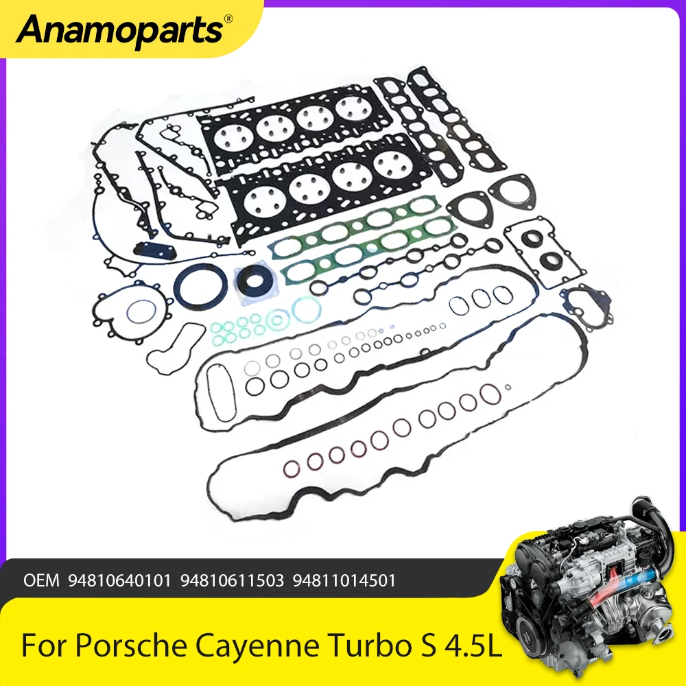 Juego completo de sellos de juntas para Porsche Cayenne Turbo S