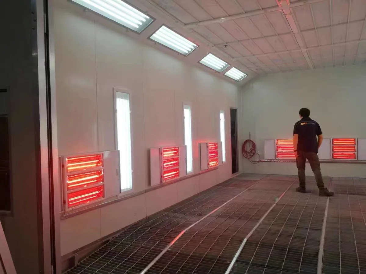 Cabina de pintura Diedel eléctrica con calefacción y certificado CE - imagen 4