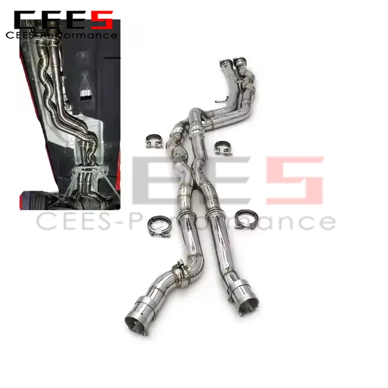 Sistema de escape BMW M2 Competition F87 3.0T turbo 2018-2023 - imagen 2