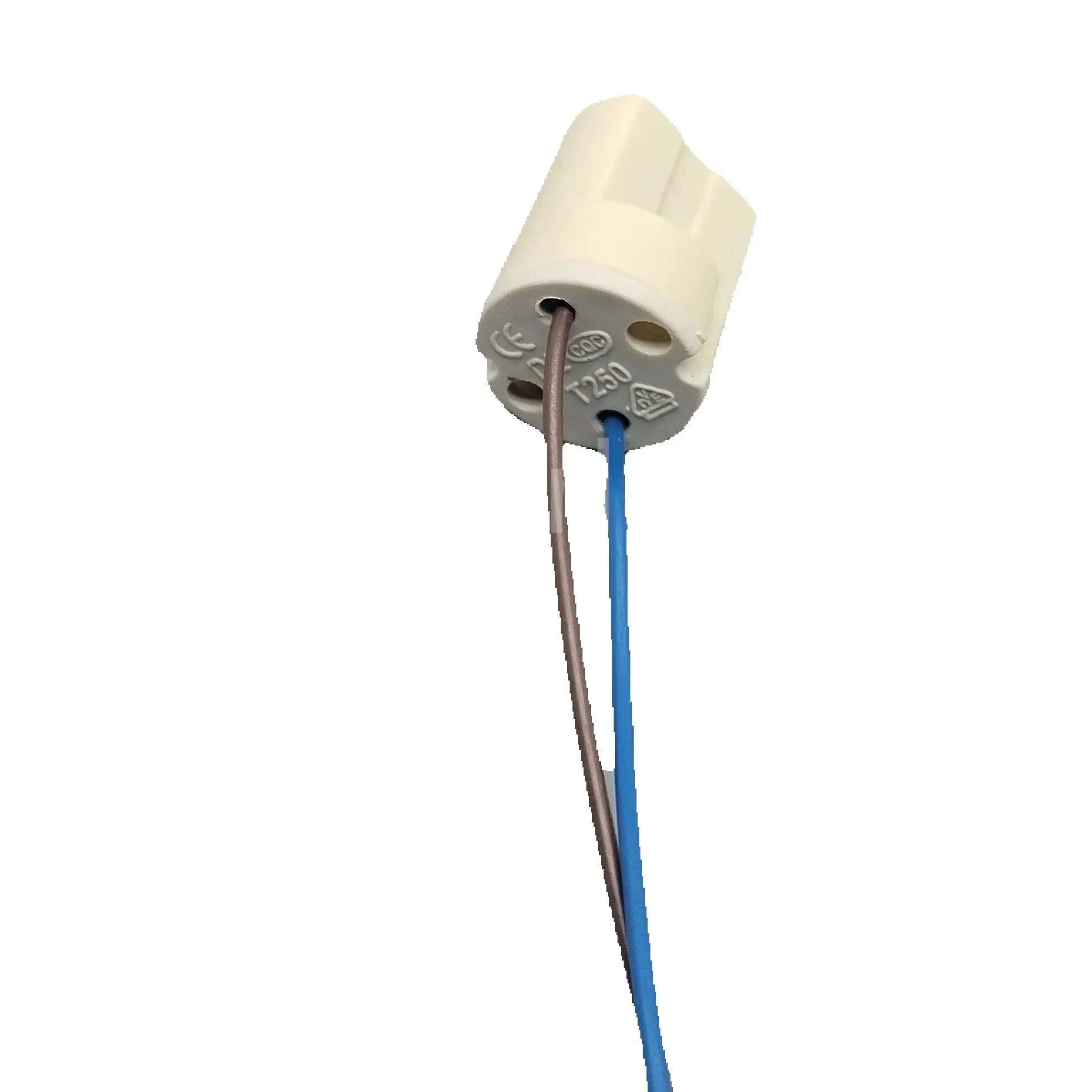 Shhworldsea Base portalámparas G9 cerámica para bombilla LED halógena