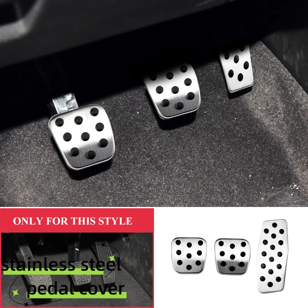 Kit pedales inox AT/MT – Chevrolet Cruze Trax Malibu, Opel Mokka Astra Insignia - imagen 4
