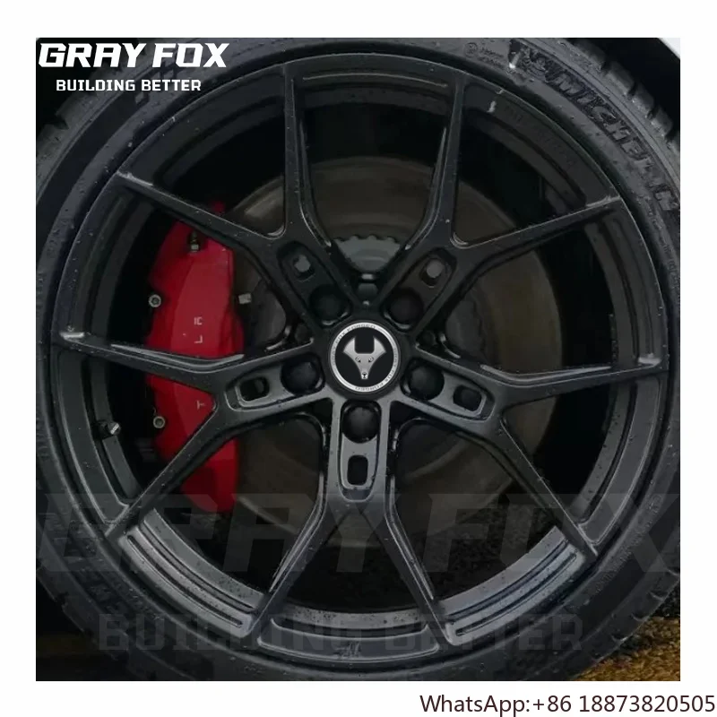 Rueda forjada de aleación cóncava profunda plateada personalizada de 19 pulgadas 5x112 5x120 para llantas Mercedes C63 CLA SL CLS C GT50 W205 W206 W213 - imagen 5