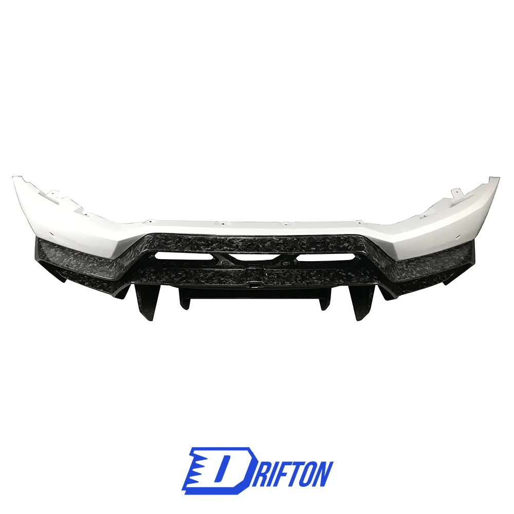 Parachoques Trasero Vorstei Fibra Carbono