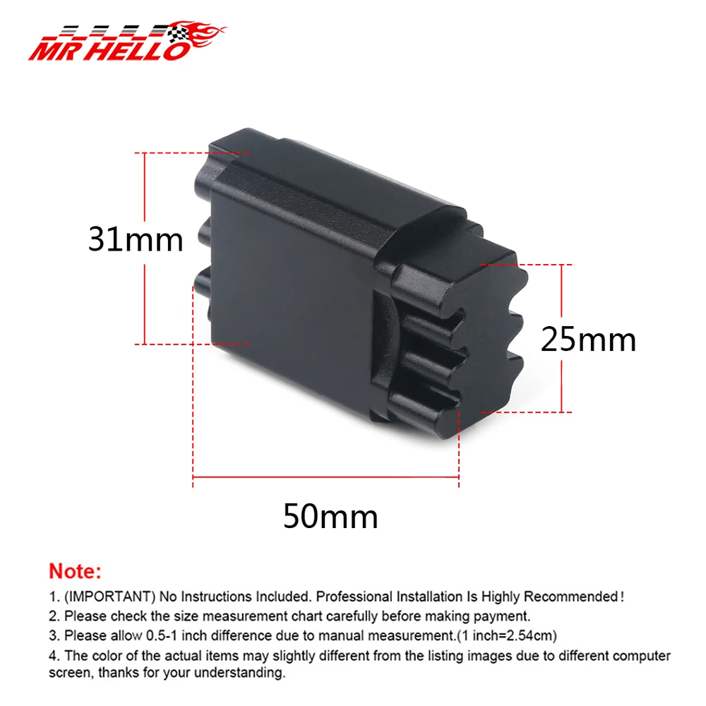 Herramienta de bloqueo doble leva piñón aluminio negro para motor - imagen 2