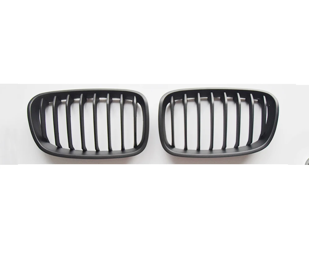 Rejilla delantera de listones individuales, color Negro mate, ABS para BMW Serie 1 F20