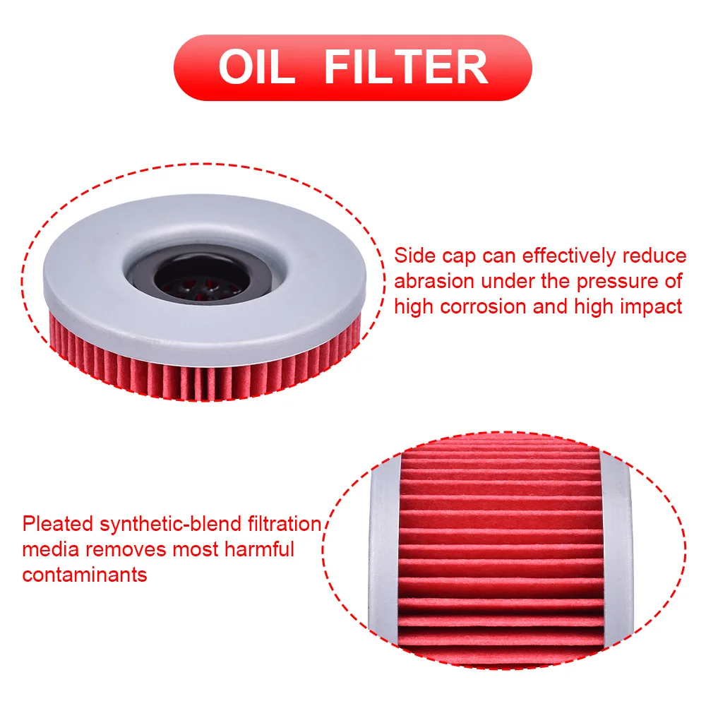 Filtro de aceite ASDL para motocicletas Honda