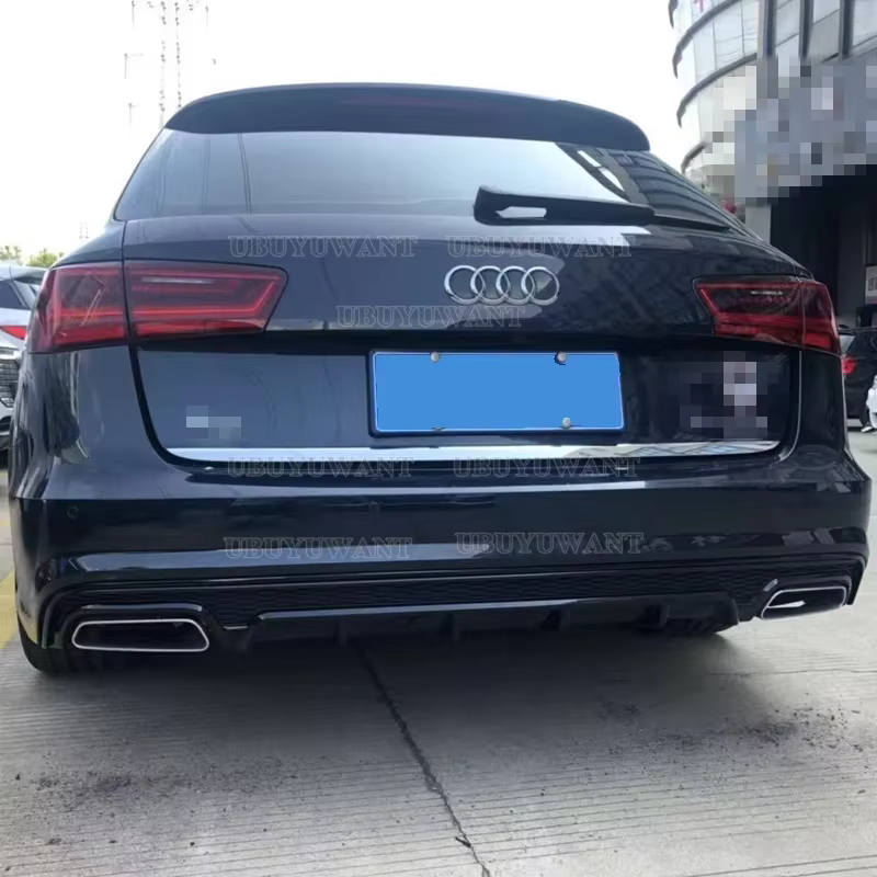 Difusor trasero estilo S6 para Audi A6 C7.5 2016-2018 Sedan Avant - imagen 2