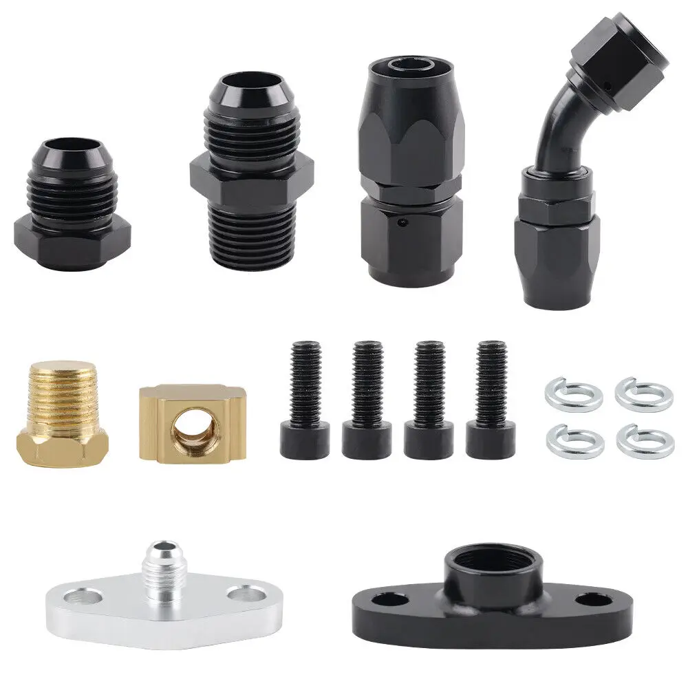 Kit línea de aceite turbo con retorno y alimentación para T3/T4/T04E - imagen 2