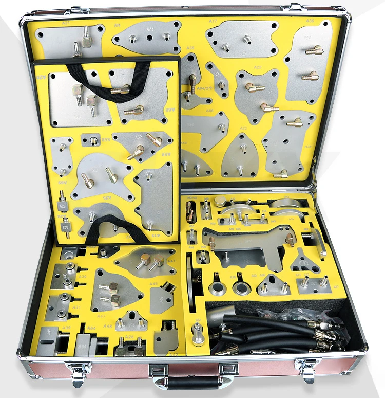 Detalle de conectores de aleación de aluminio del kit