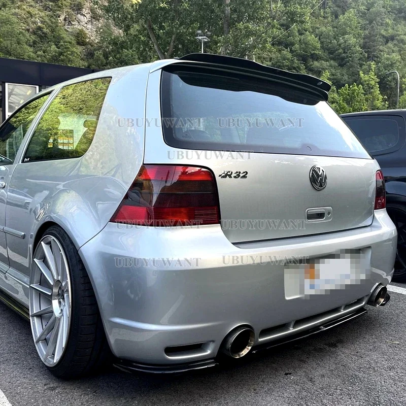 UBUYUWANT Alerón de techo negro brillante para VW Golf IV MK4