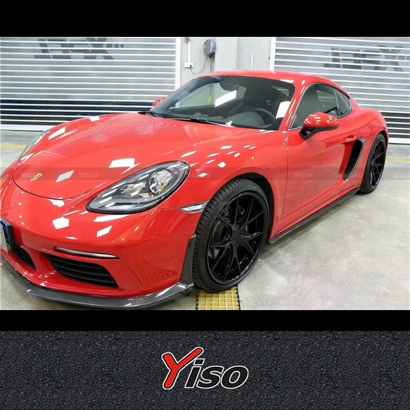 Falda lateral de fibra de carbono – Porsche 718 Cayman/981 Boxster - imagen 3