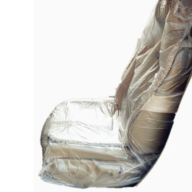 Cubiertas desechables de asiento de plastico para coche - proteccion - imagen 3
