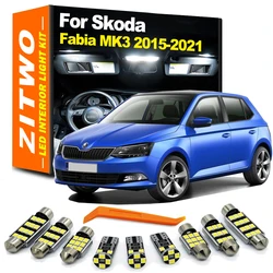 ZITWO Bombillas LED Canbus interiores para Skoda Fabia III
