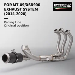 Sistema de escape completo Slip-On Yamaha MT-09 y FZ-09