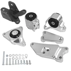 Kit de montaje de intercambio de motor de coche para Honda Civic Si EP3 2002-2005, Kit de soportes de motor de aluminio Billet para Acura RSX DC5 2002-2006