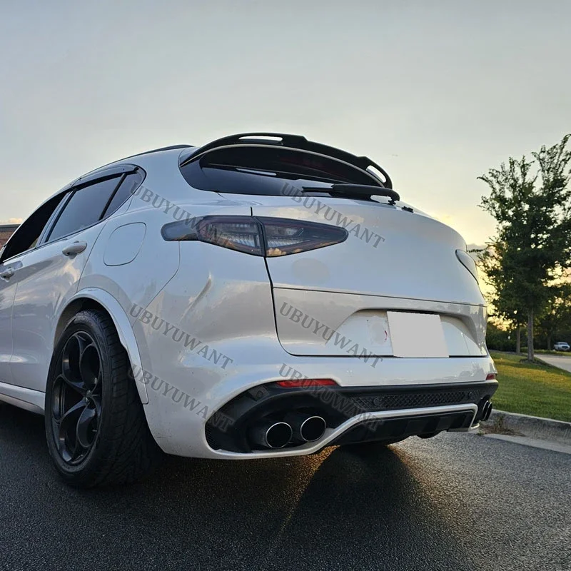 Alerón de techo negro brillante para Alfa Romeo Stelvio (2017+) - imagen 3