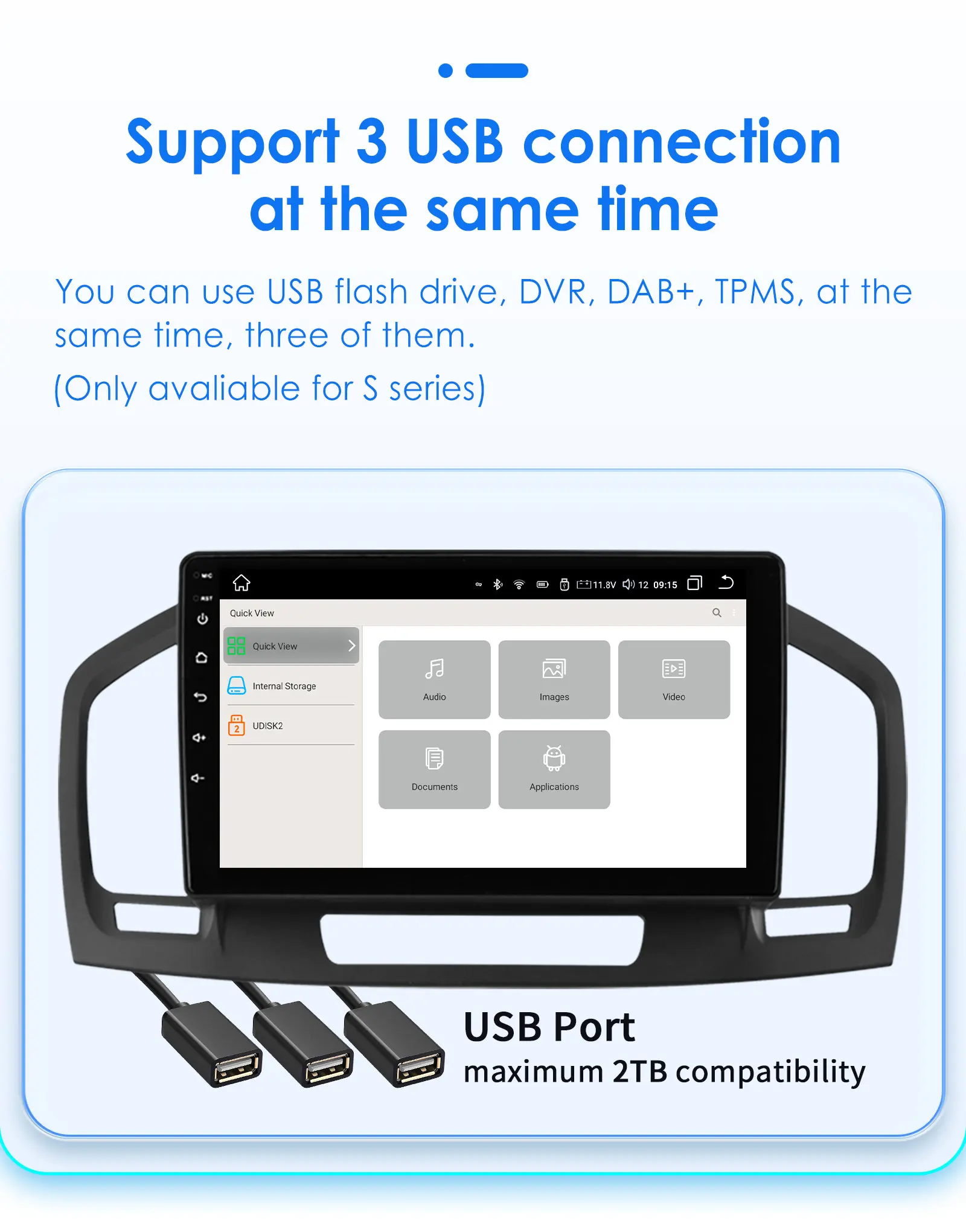 Autoradio Hizpo CarPlay para Buick Regal y Opel Insignia 2009-2013 - imagen 2