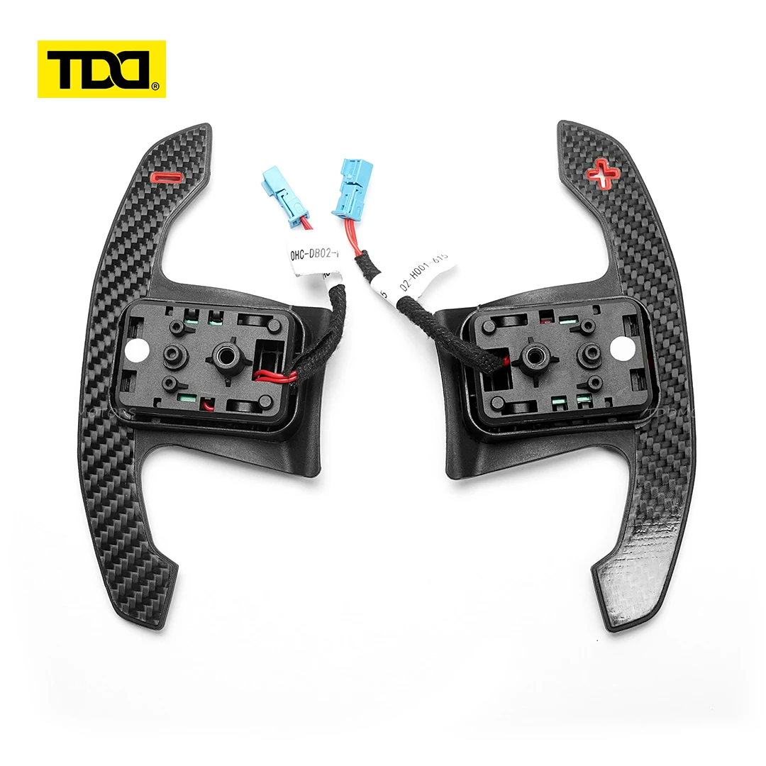 Levas de cambio de fibra de carbono para volante BMW F20/F30/F32/F34 - imagen 4