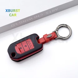 Funda de cuero TPU protectora para llave Honda Civic CR-V HR-V Odyssey