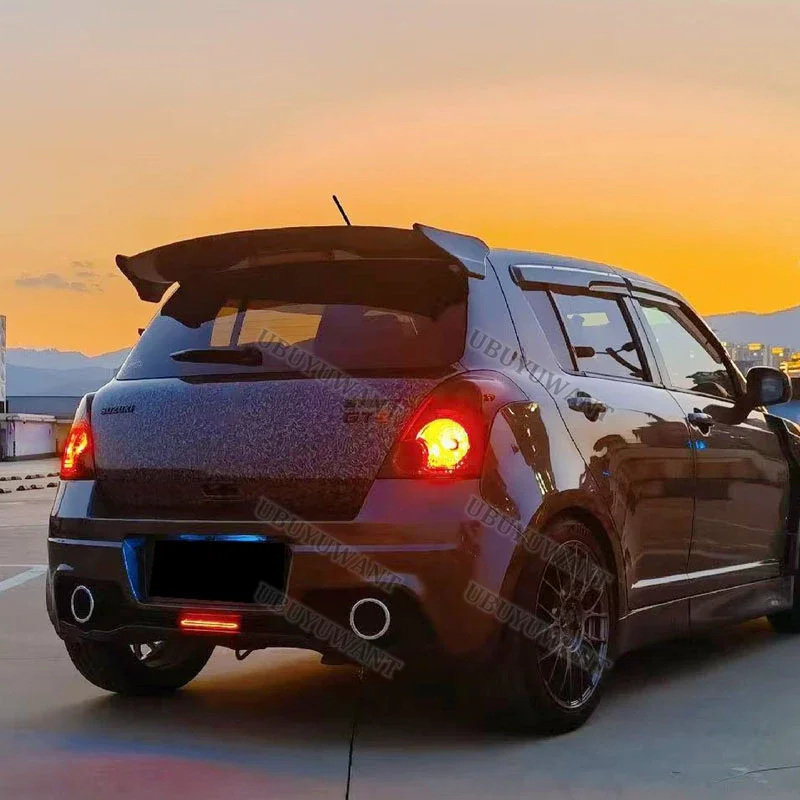 Alerón trasero de fibra de carbono Suzuki Swift 2008-2015 - imagen 3