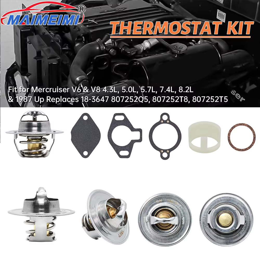 Termostato MerCruiser 807252Q5 con juntas para V8 4.3-8.2L - imagen 2
