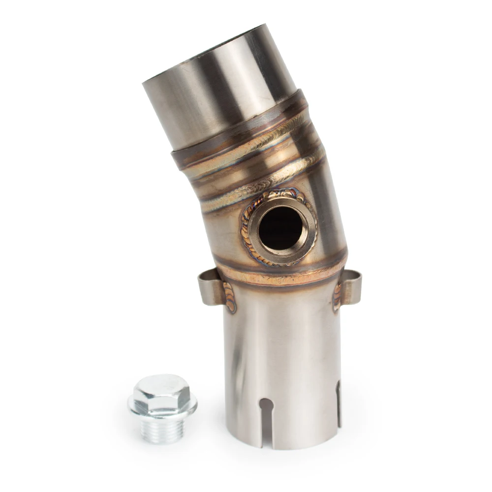 Tubo de escape medio Kawasaki ER6N 2006-2011 51mm acero inoxidable - imagen 4
