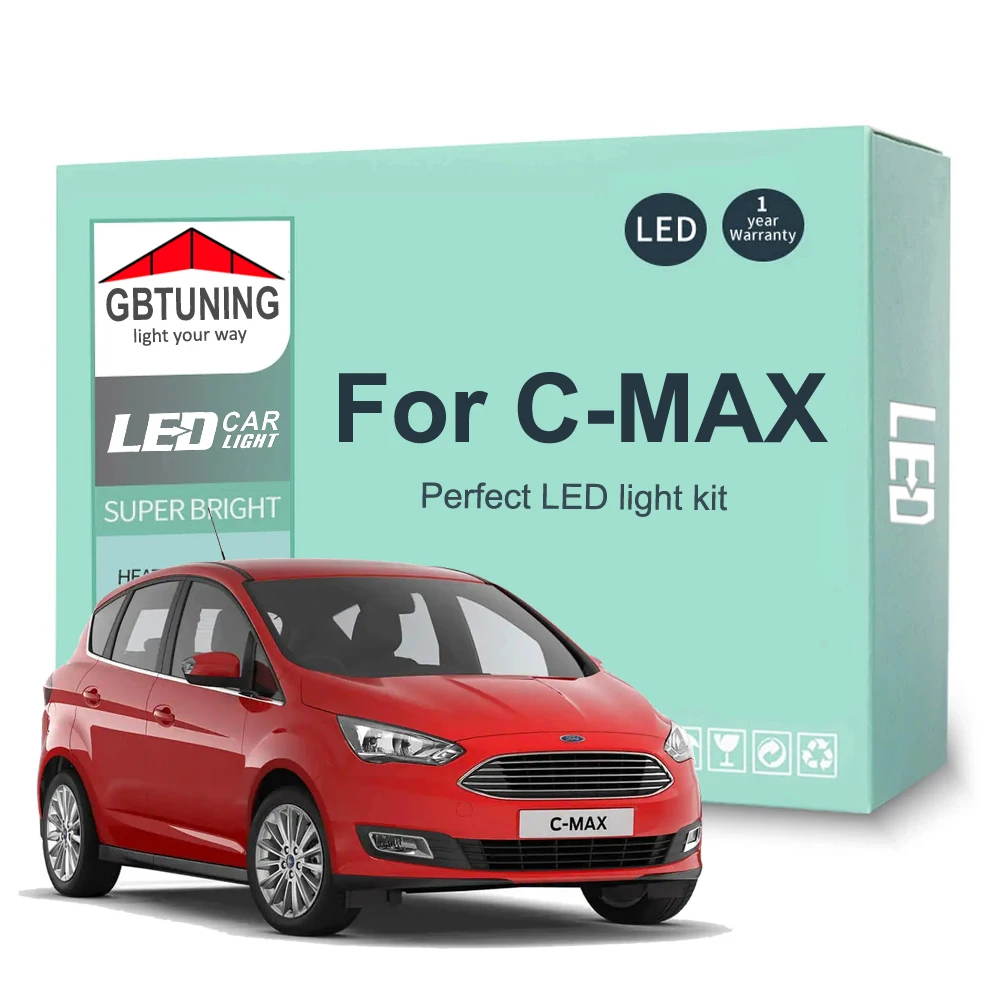 Kit bombillas LED interior Ford C-MAX Canbus 2008-2019