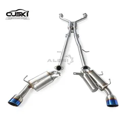 Tubo escape cat-back acero inoxidable Nissan 400Z 3.0T 2022-2024 punta azul