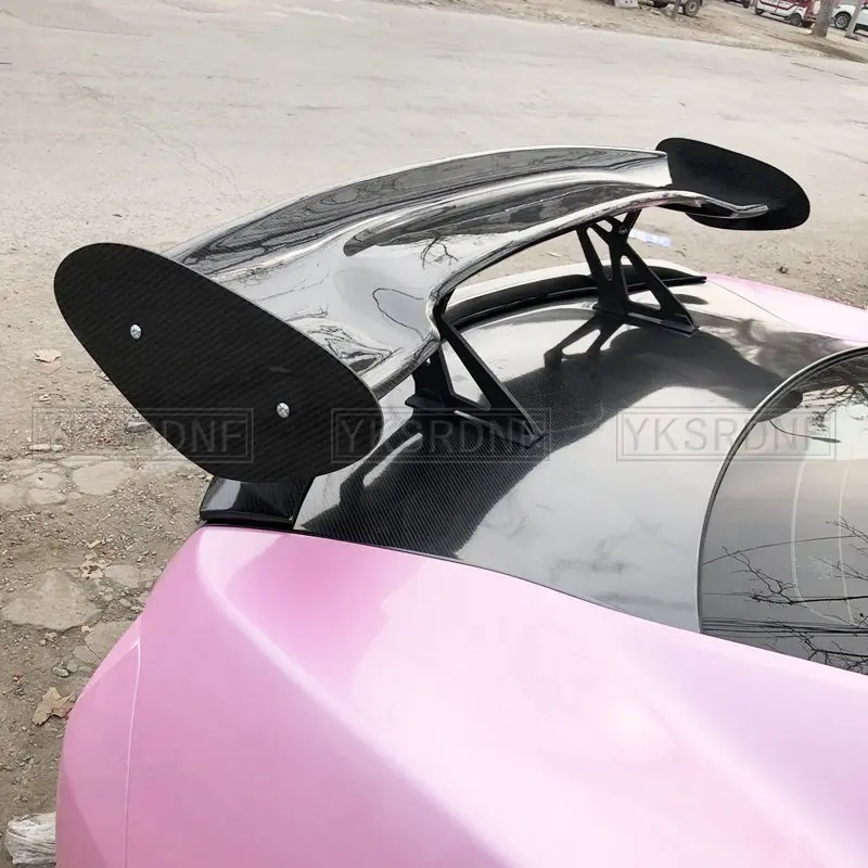 Alerón fibra carbono GT universal compatible sedán Honda Toyota Nissan - imagen 2