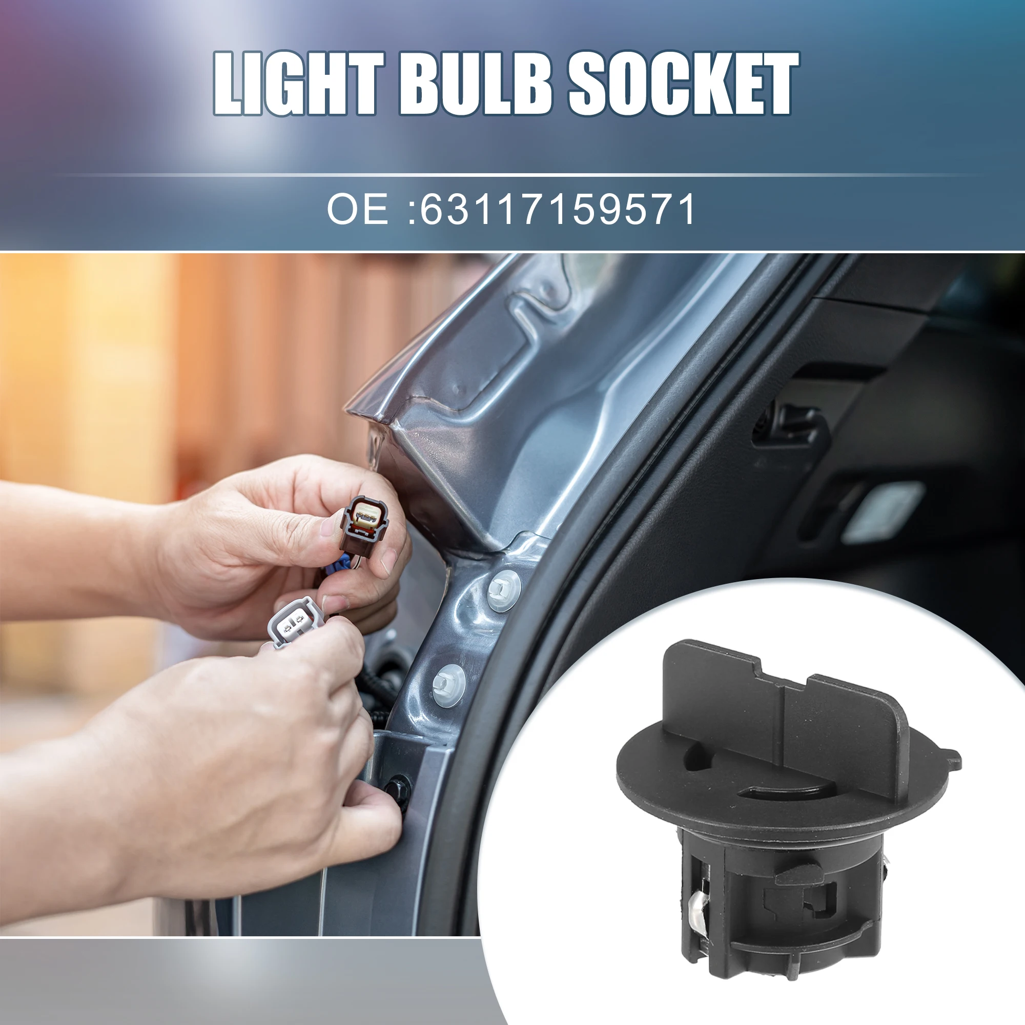 Portalámparas intermitente delantero UXCELL 63117159571 – BMW Serie 3 - imagen 2