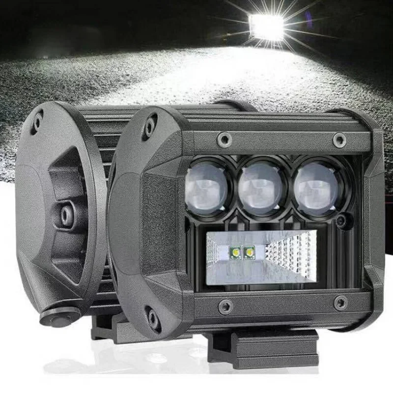 GoodSquare Luces de trabajo LED 3" antiniebla y laterales para camión