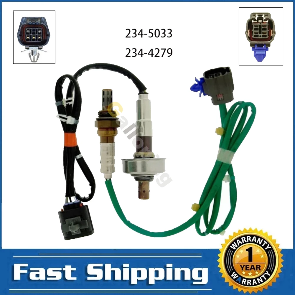 2x para Mazda 6 2.5L 2009 2010 2011 2012 2013 4 y 5 cables relación aire-combustible oxígeno O2 Sensor 02 aguas arriba 234-4279 234-5033