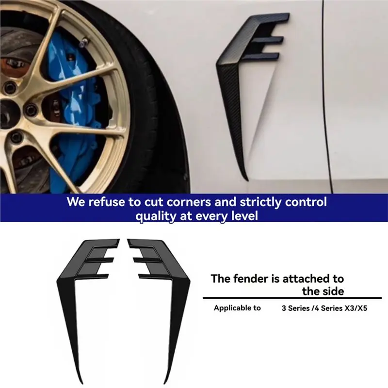 Rejillas laterales de aleta para BMW Serie 4 G22/G23, X3 y X5 - imagen 4