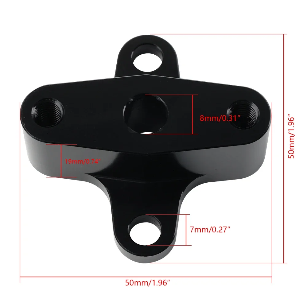 Regulador de presión de combustible 90° FPR negro – Honda B16 B18 H22 - imagen 2