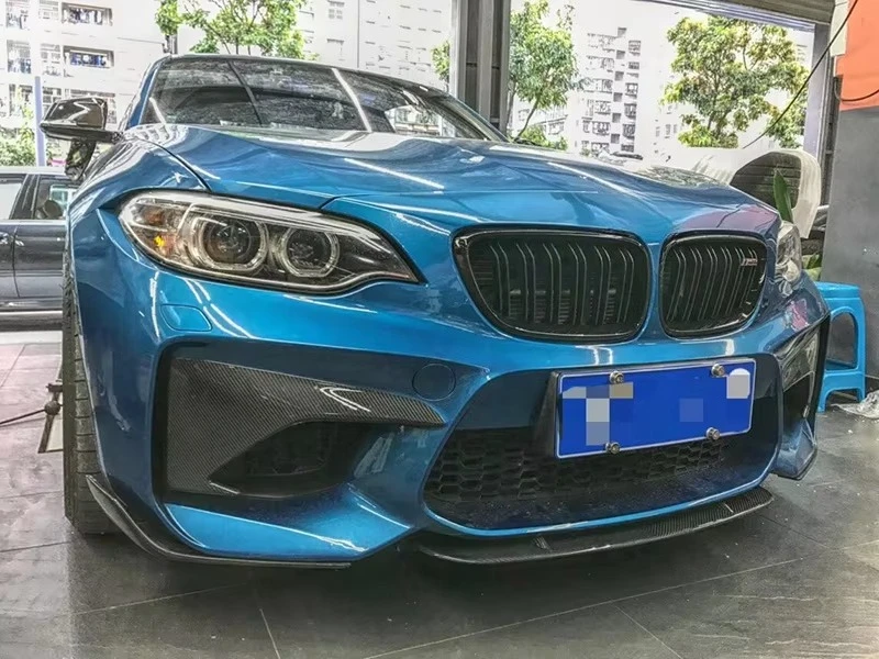 Splitter delantero de fibra de carbono para BMW M2 F87 - imagen 5