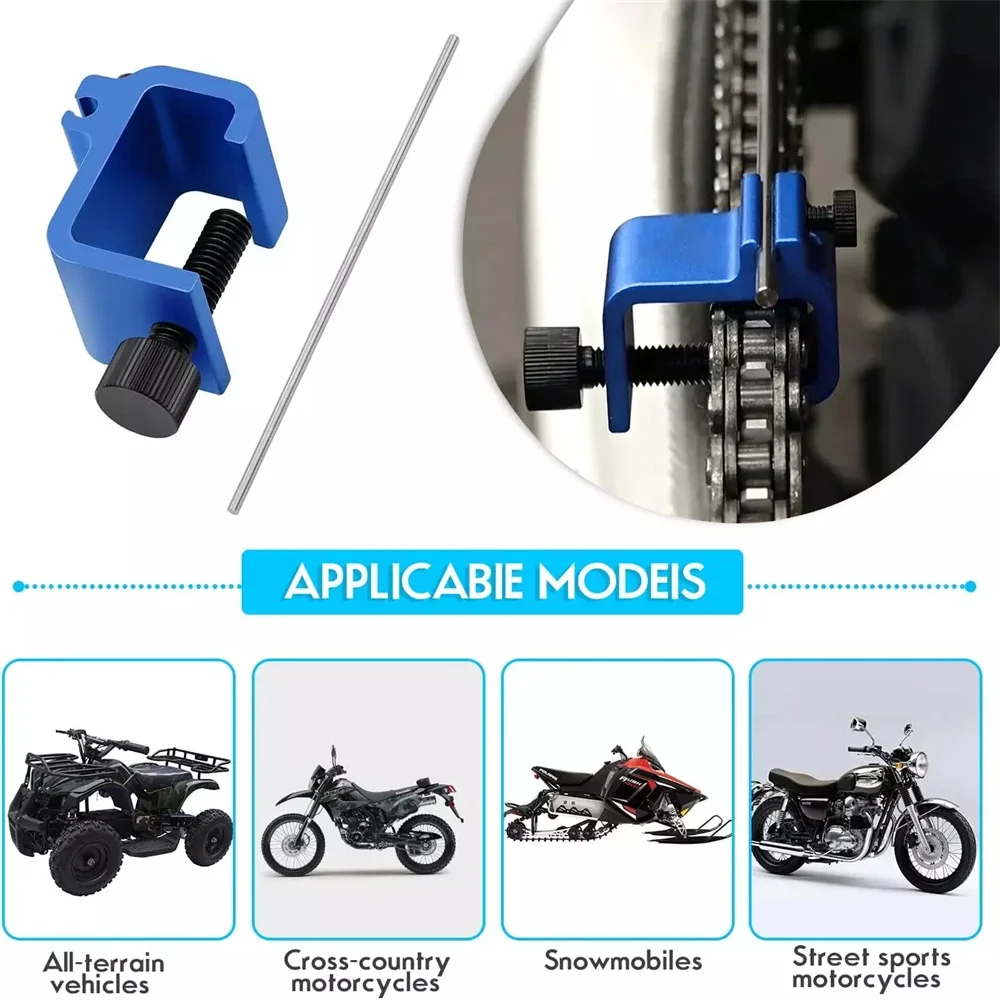 Herramienta alineación cadena motor para motos y ATV – ajuste rápido - imagen 3