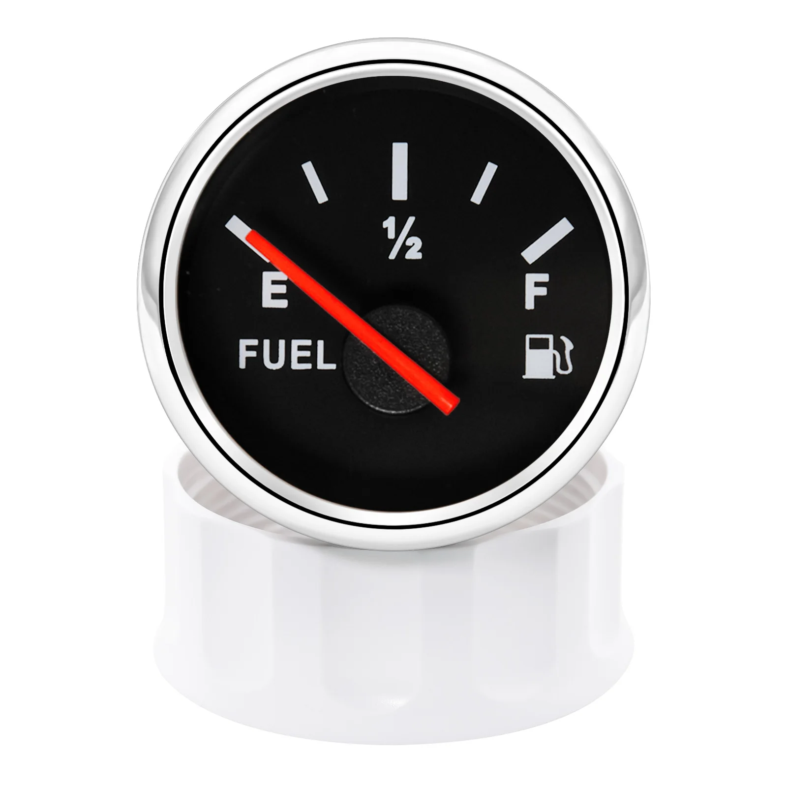 Indicador nivel combustible 52mm retroiluminación roja 0-190ohm – Coche Barco - imagen 4