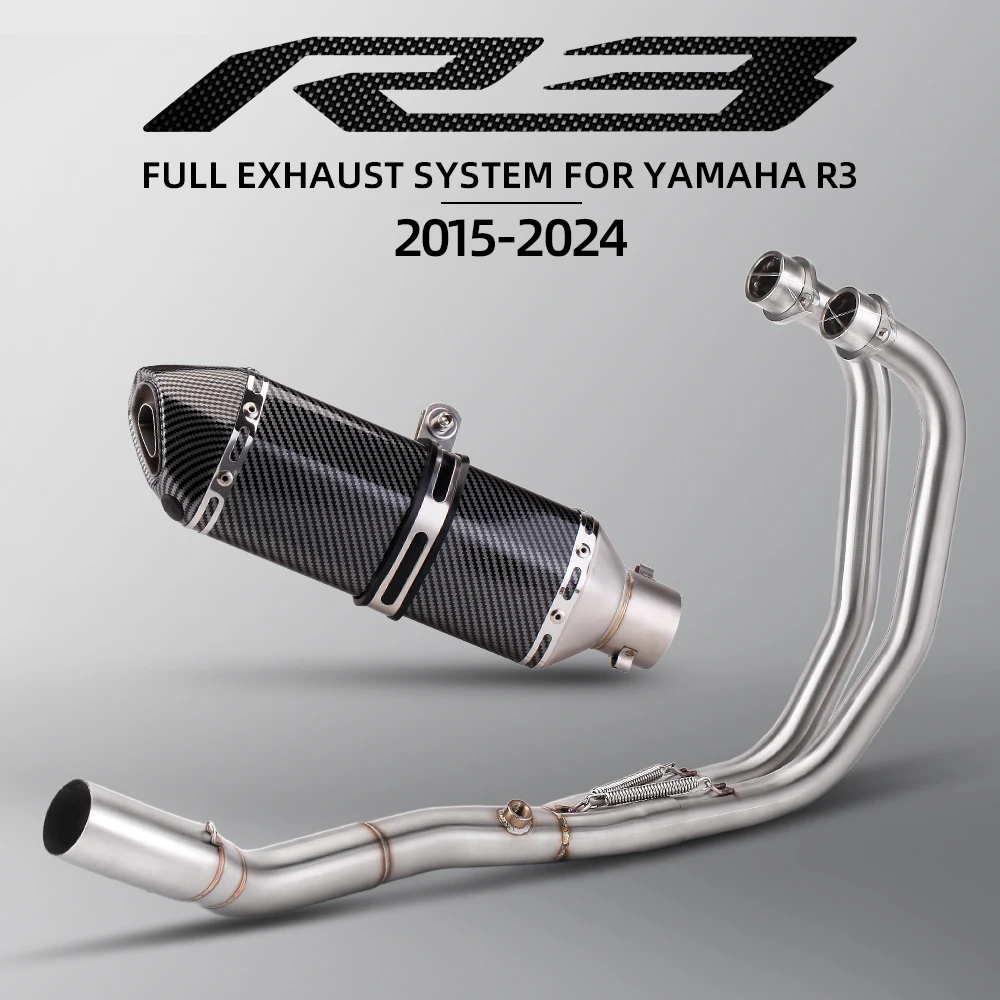 Escape Racing-S 370mm con dB Killer Yamaha YZF R3 R25 MT03 2015-2024 - imagen 2