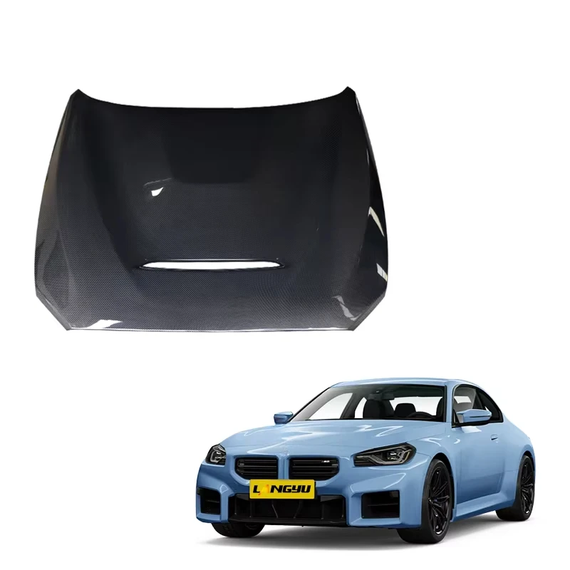 Capó de fibra de carbono Langyu estilo GTS para BMW M2 F87