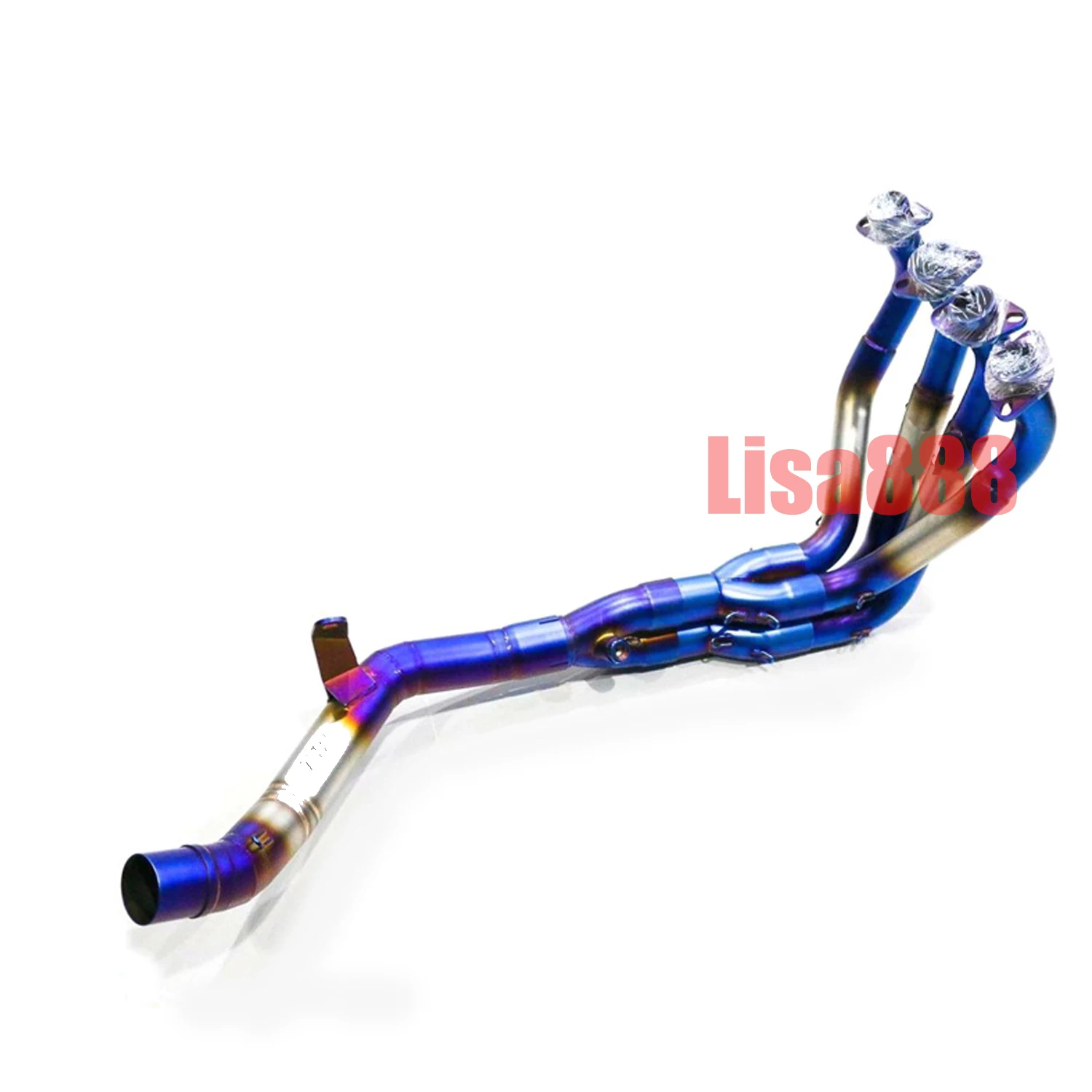 Tubo delantero de escape para Kawasaki Z900 Titanio y acero inoxidable - imagen 5