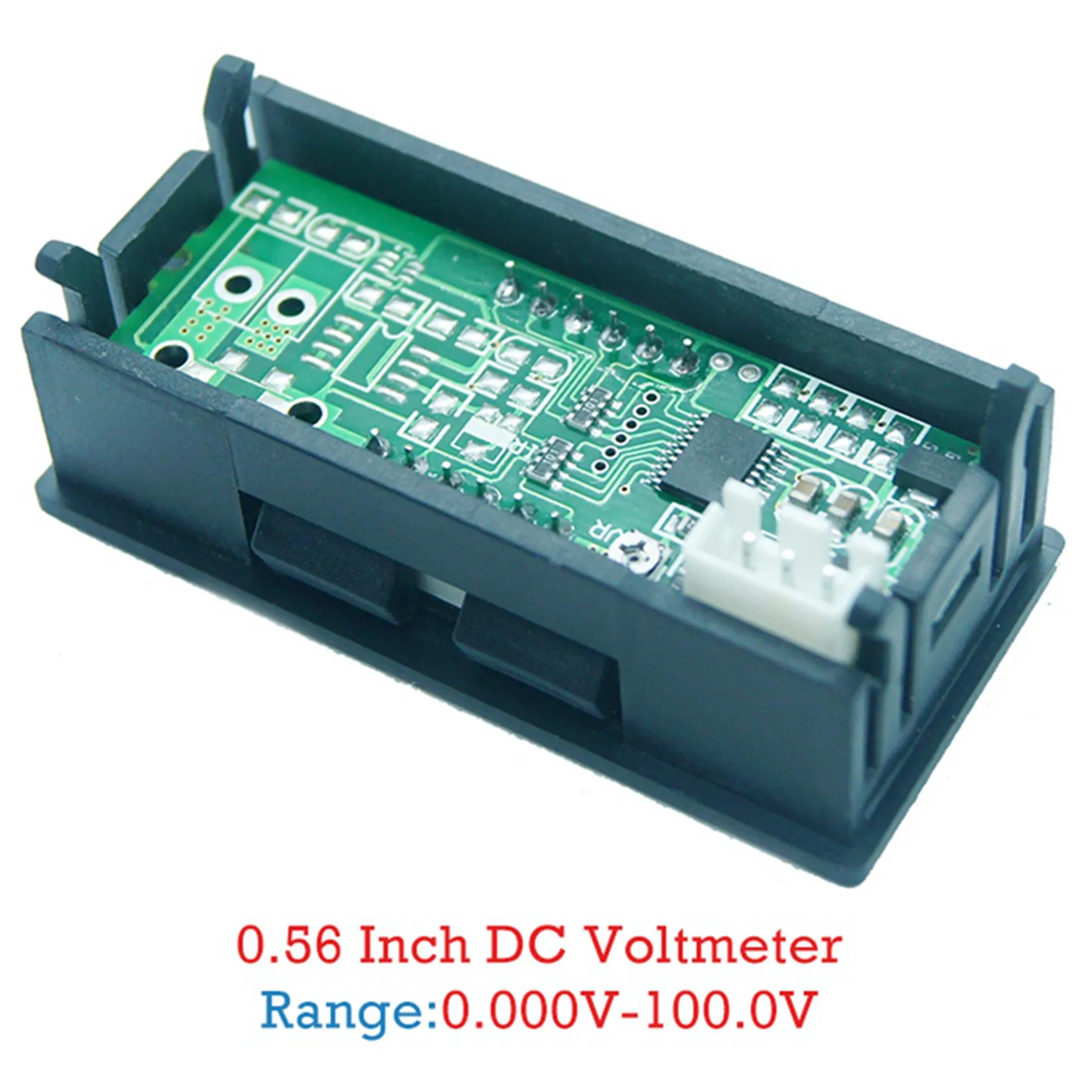 Mini voltímetro digital LED de panel 0-100V para coche - imagen 4