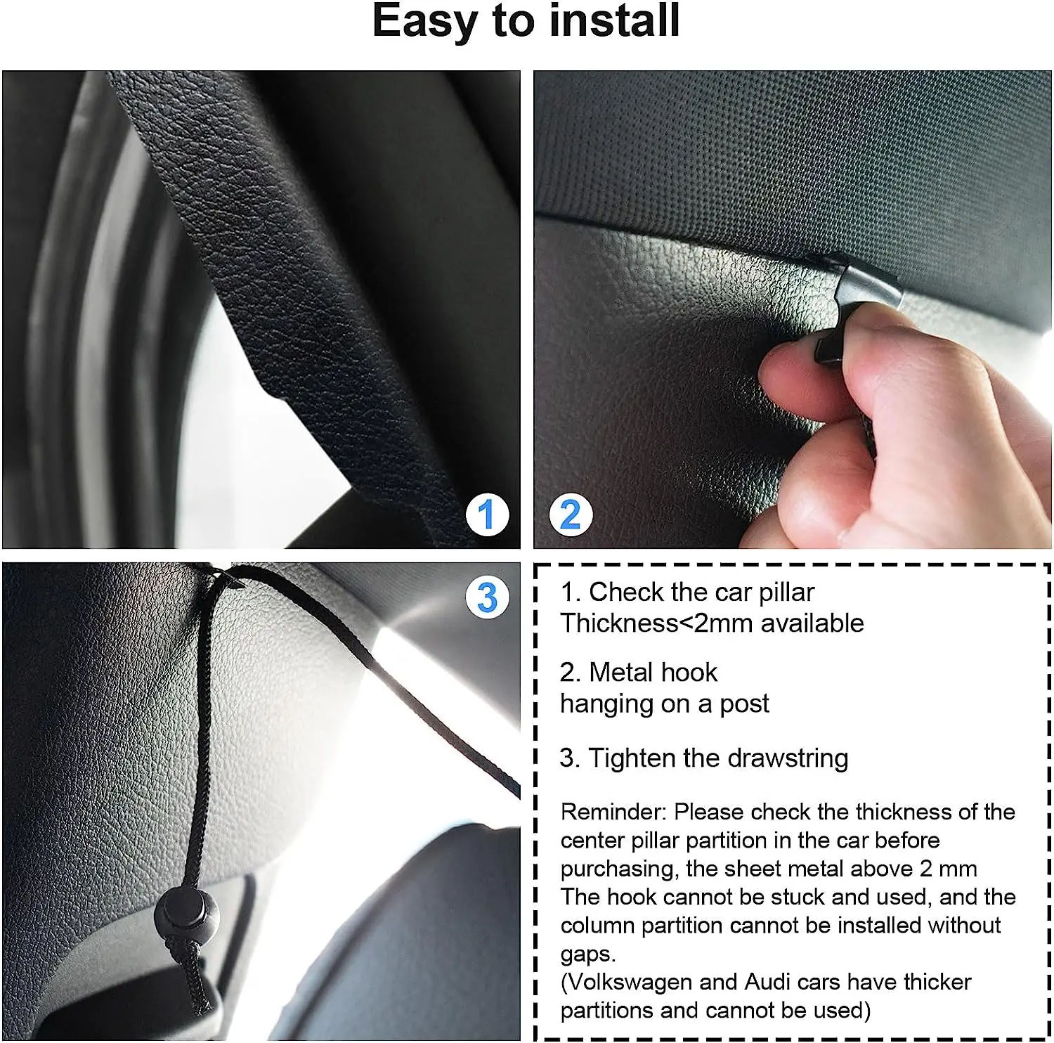 Cortina divisoria parasol para coche y furgoneta – privacidad - imagen 5