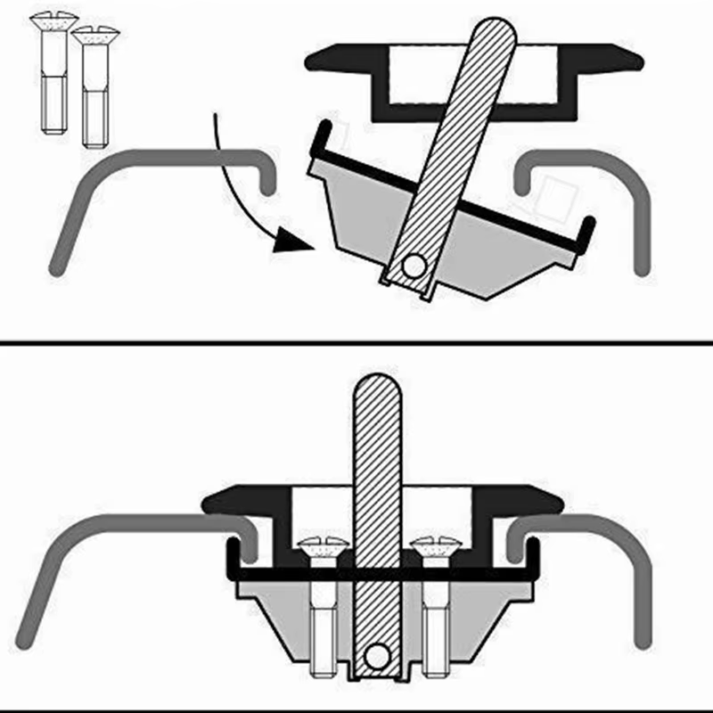 2 pares de amarres para camiones 2015-21 F 150 |   2017-21 Super Servicio - imagen 3