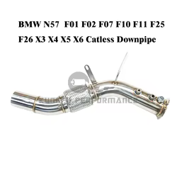 KUNGFU PERFORMANCE Downpipe SS304 sin catalizador para BMW N57