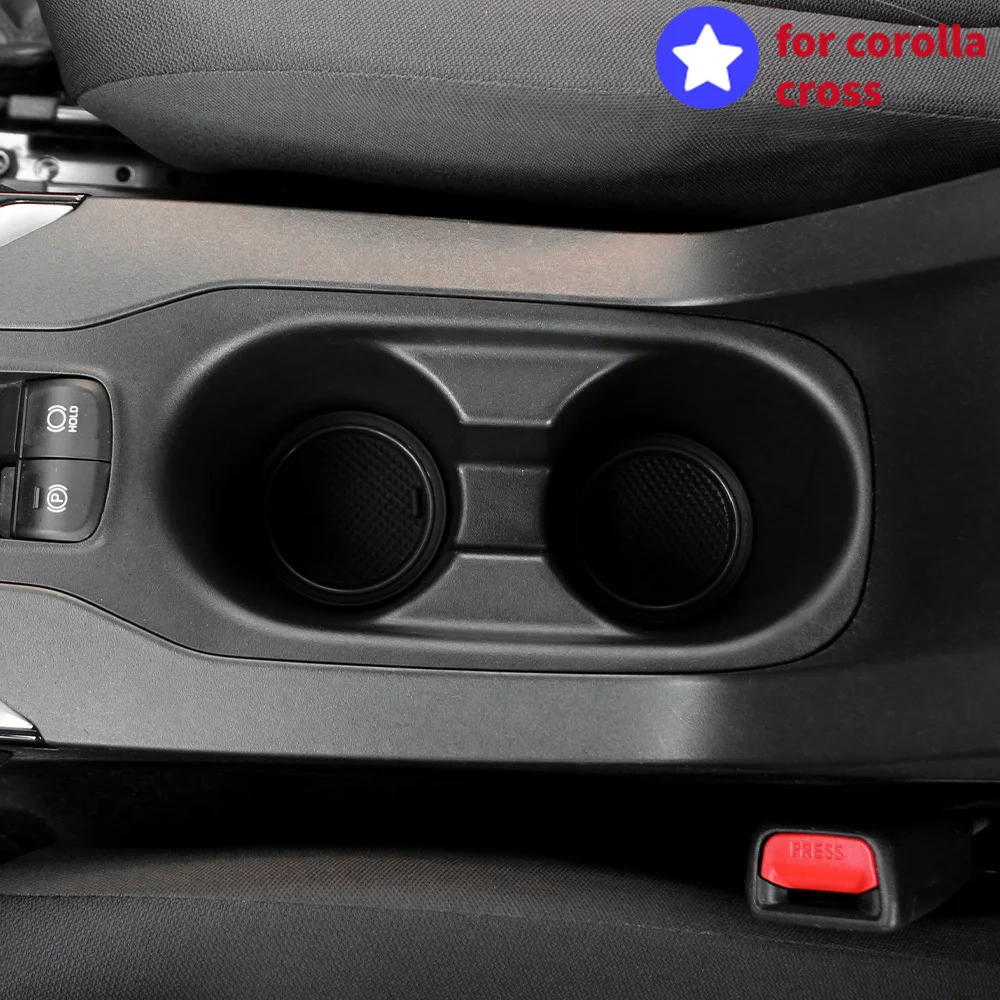 Rejilla portaobjetos puerta Toyota Corolla Cross 2021-23 goma adhesiva - imagen 3