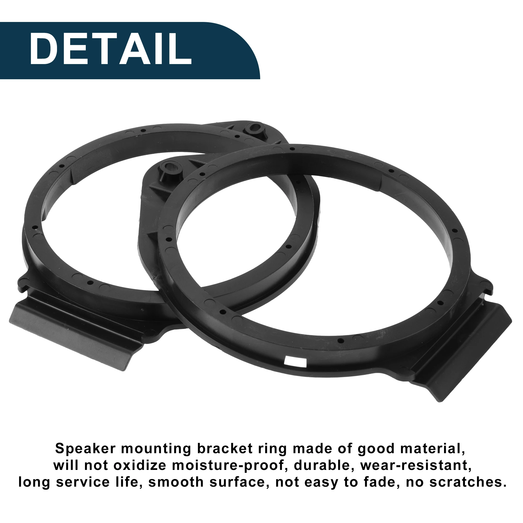 X Autohaux Altavoz Espaciador Anillo Tweeter Altavoz Espaciador Adaptador para Buick para Cadillac 2 Piezas - imagen 3