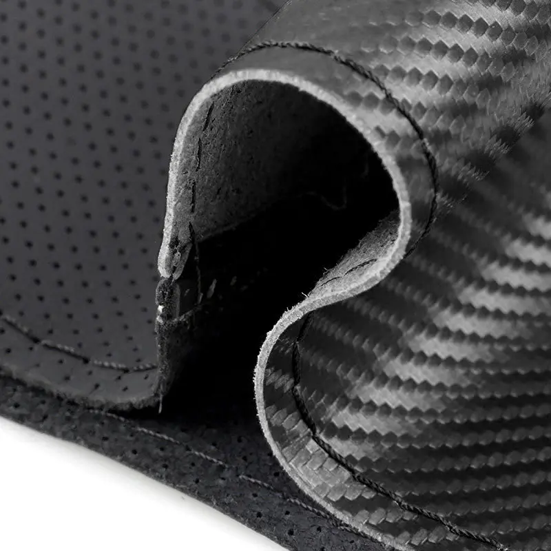 Kit embellecedor fibra de carbono para volante VW Golf Passat Polo Leon - imagen 4